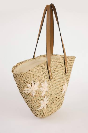 Kadın Hasır Omuz Çantası