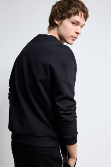 Sweatshirt Boxy à col rond