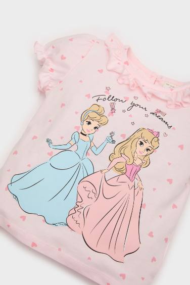 Ensemble Pyjama imprimé Disney princesses T-shirt et Pantalon pour bébé fille