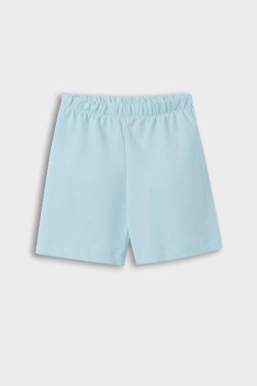 Girl Anime Printed Short Sleeve Cotton 2 Piece Pajama Set