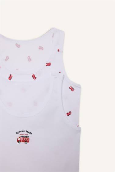 Boy Printed 2 Piece Undershirt