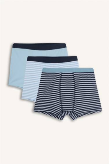 Erkek Çocuk Çizgili 3'lü Boxer