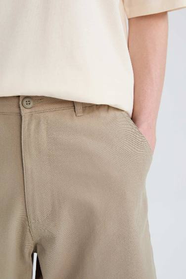 Regular Fit Хлопковые бермуды