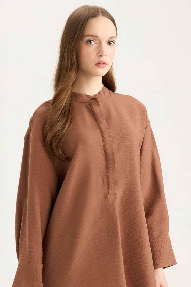 Relax Fit Long Sleeve Tunic