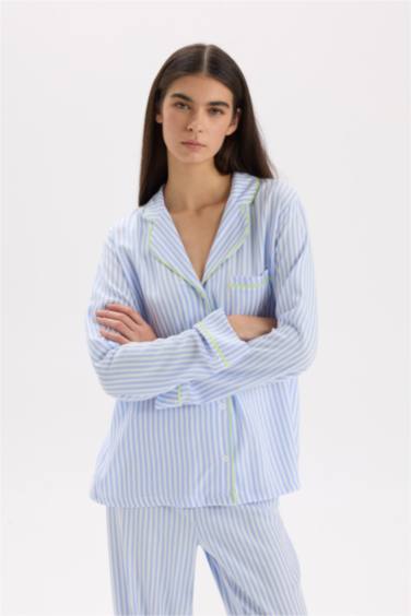 Viscose Top Bottom 2 Piece Pajama Set