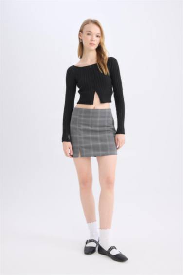 Mini Jupe Taille haute à motifs