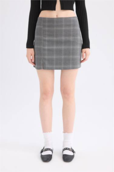 Mini Jupe Taille haute à motifs