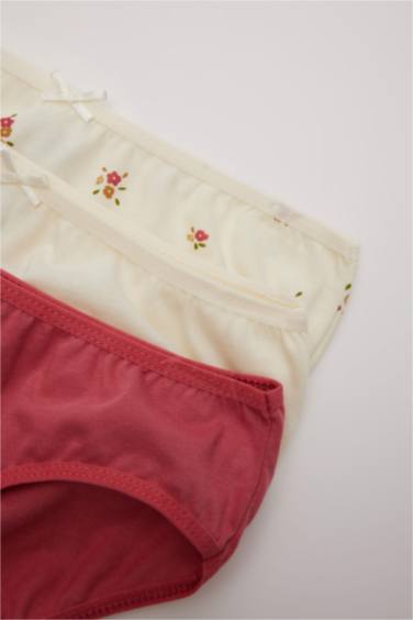 Girl Patterned 3 Piece Slip Panties