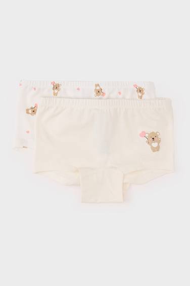 Lot de 2 boxers imprimés pour fille