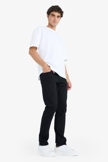 Pedro Slim Fit Super Skinny Hem Denim Trousers