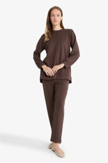 Regular Fit Elastic Waist Sweatpants