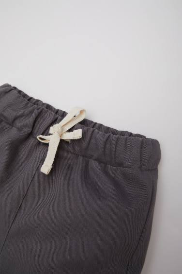 Pantalon cargo en gabardine avec poches pour bébé garçon