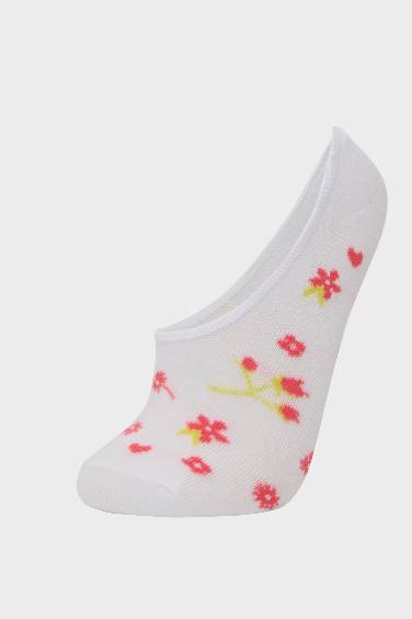 Woman 3 Piece Cotton Ballerina Socks