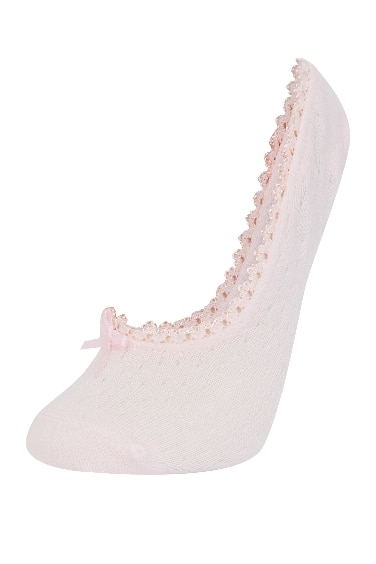 Woman 3 Piece Cotton Ballerina Socks