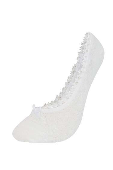 Woman 3 Piece Cotton Ballerina Socks