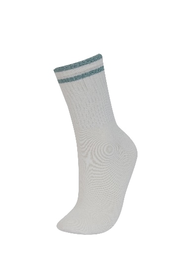 جوارب طويلة قطن نسائي - 3 قطع