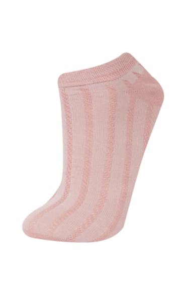 جوارب قصيرة نسائية من قطن - 5 قطع