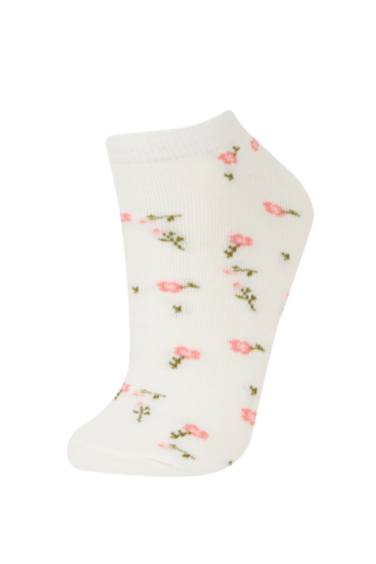 جوارب نسائية قصيرة من قطن - 3 قطع