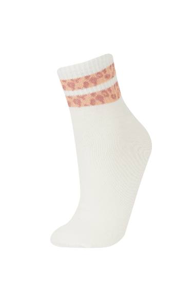 Женские три пары хлопковых носков с животным мотивом