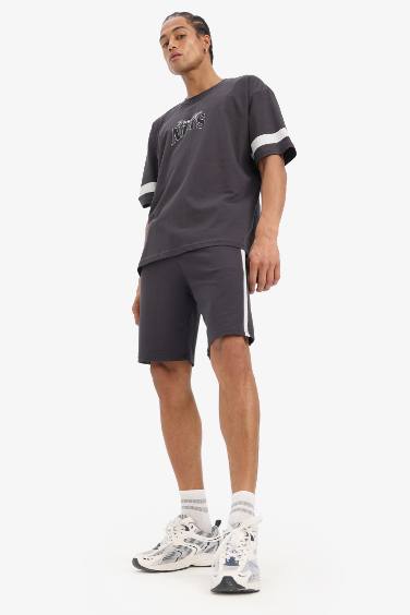 DeFactoFit NBA Brooklyn Nets Oversize Fit Crop Shorts