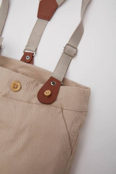 سروال أولاد من جبردين قصة مستقيمة بأحزمة