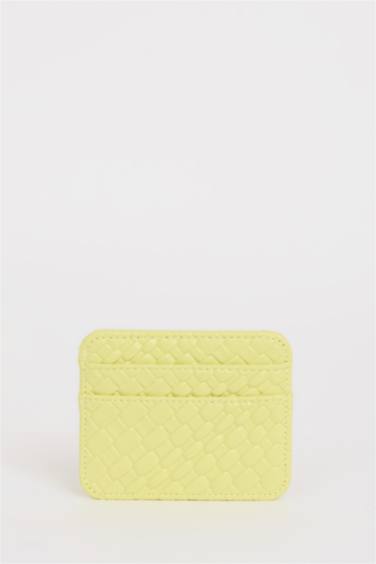 محفظة بطاقات نسائي جلد صناعي