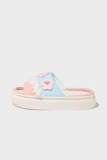 شبشب بيت نسائي بكعب مسطح