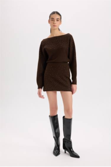 Regular Fit Boat Collar Pullover