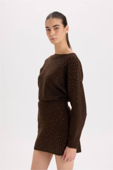 Regular Fit Boat Collar Pullover