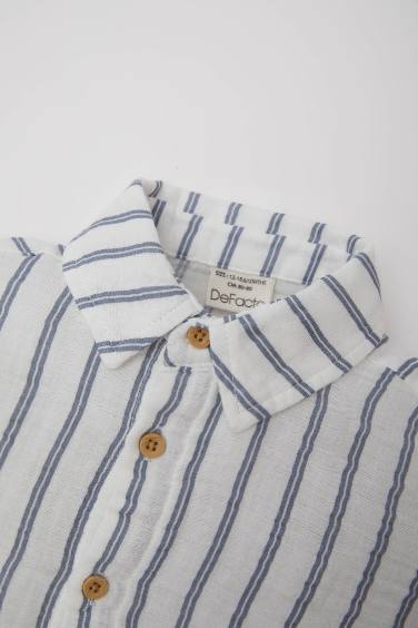 Ensemble de chemise rayée et pantalon pour bébé garçon