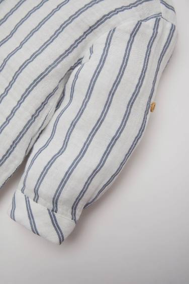 Ensemble de chemise rayée et pantalon pour bébé garçon