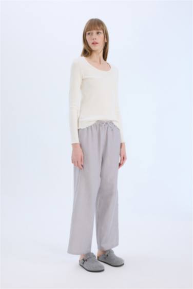 طقم بيجامة سامبل قصة عادية من قطعتين