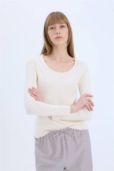 طقم بيجامة سامبل قصة عادية من قطعتين