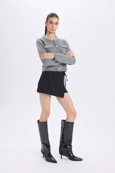 Short-jupe à Taille Normale Coupe courte