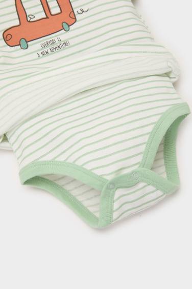 Baby Boy Long Sleeve Long Sleeve Snap Body