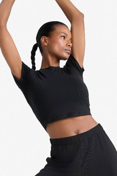 DeFactoFit Cropped Fit Sports T-Shirt