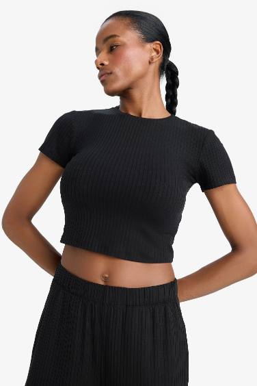 DeFactoFit Cropped Fit Sports T-Shirt