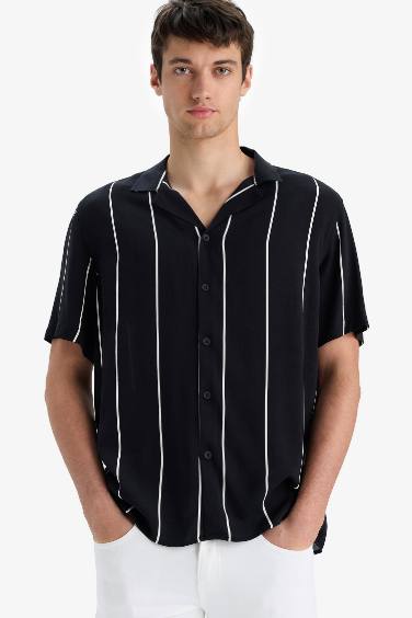Regular Fit Striped Summer Shirt