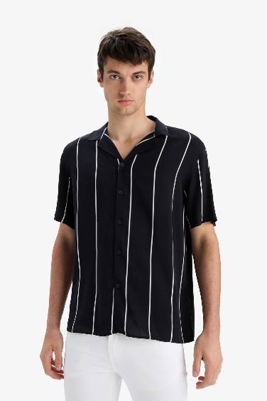 Regular Fit Striped Summer Shirt