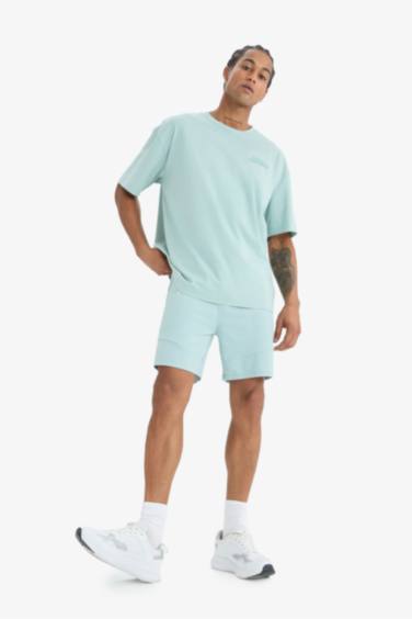 DeFactoFit Oversize Fit Printed Sports T-Shirt