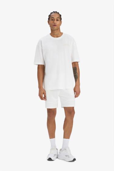 DeFactoFit Oversize Fit Printed Sports T-Shirt