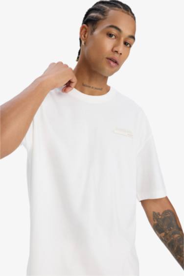 DeFactoFit Oversize Fit Printed Sports T-Shirt