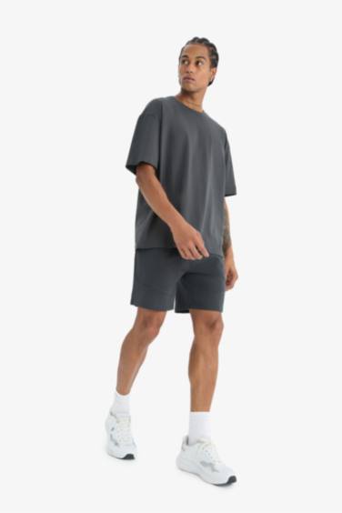 DeFactoFit Standard Fit Sports Waist Tied Shorts