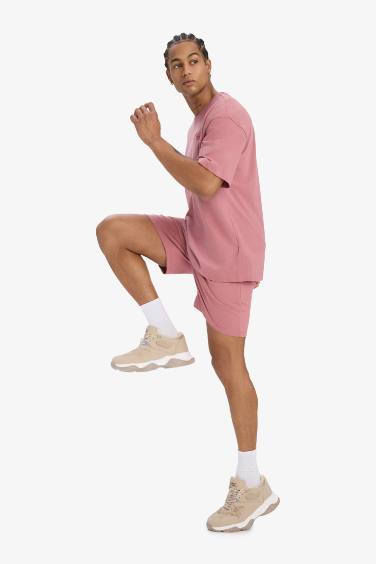 DeFactoFit Standard Fit Sportsman Waist Tied Pocket Shorts