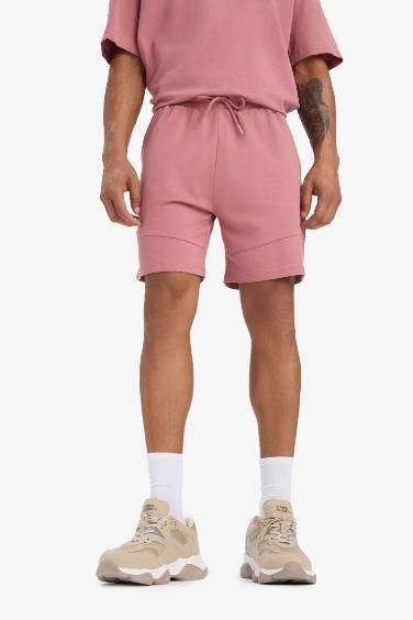 DeFactoFit Standard Fit Sportsman Waist Tied Pocket Shorts