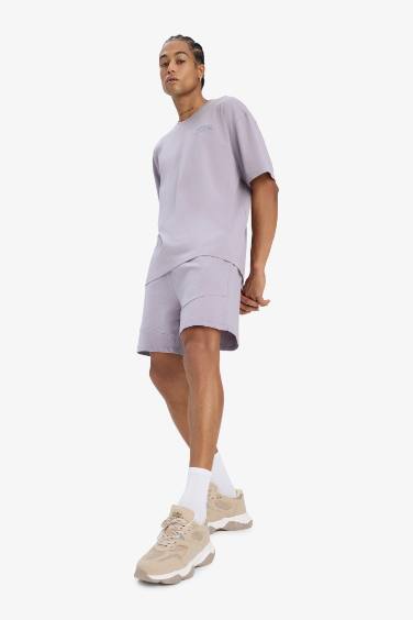 DeFactoFit Standard Fit Sports Waist Tied Shorts