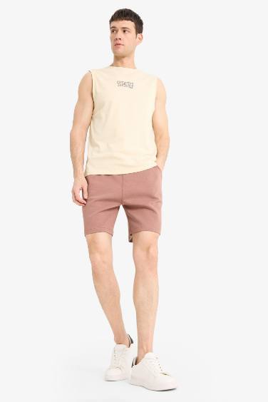 Laced Waist Basic Shorts