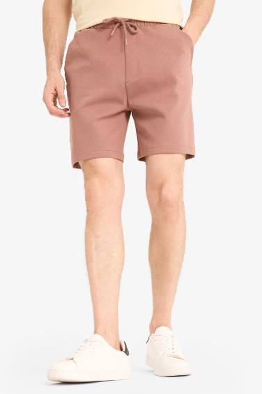 Laced Waist Basic Shorts