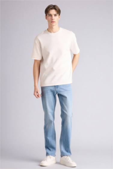 Sergio Regular Fıt Normal Bel Boru Paça Pantolon - Görsel 11