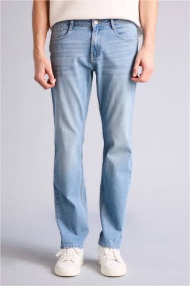 Sergio Regular Fıt Normal Bel Boru Paça Pantolon - Görsel 13